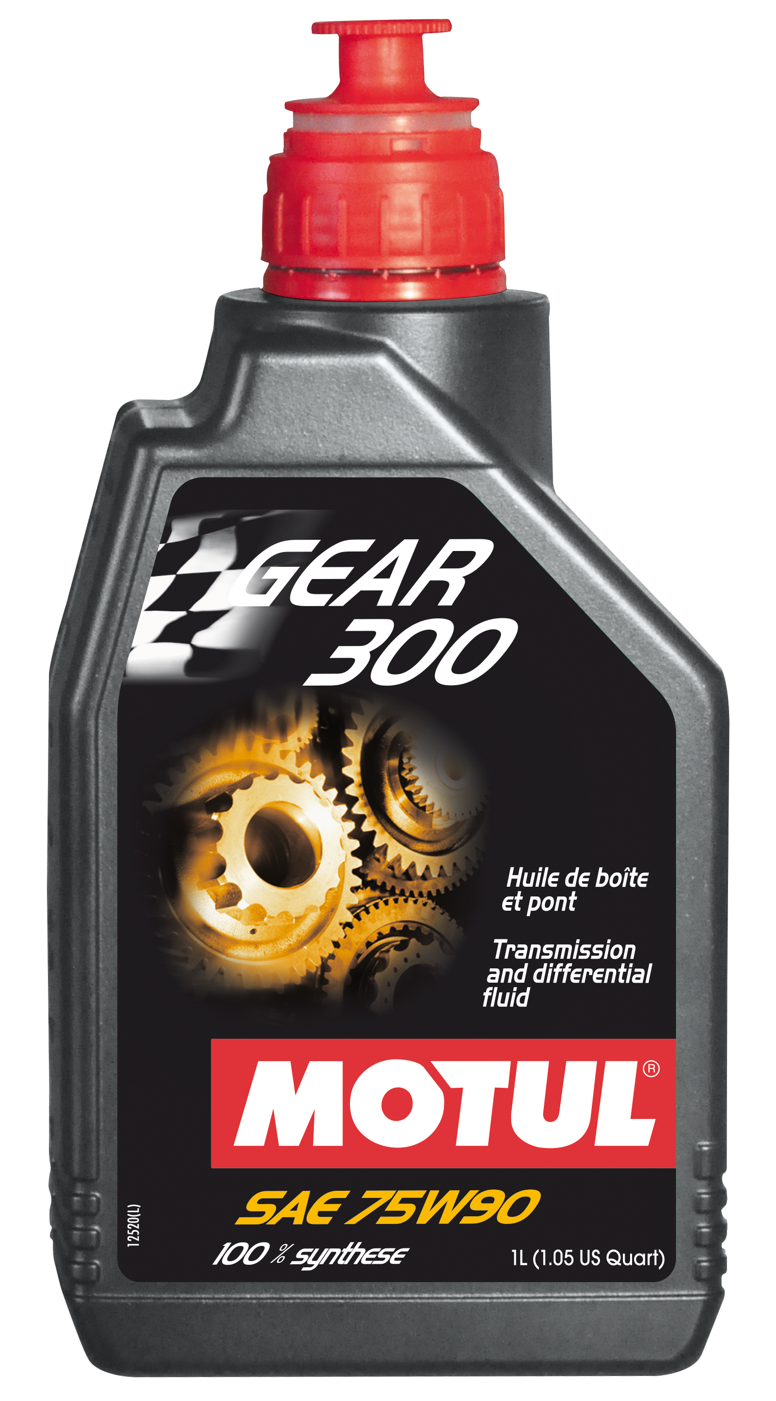 MOTUL GEAR 300 75W90 - 1L - Fully Synthetic Transmission fluid - Ester based